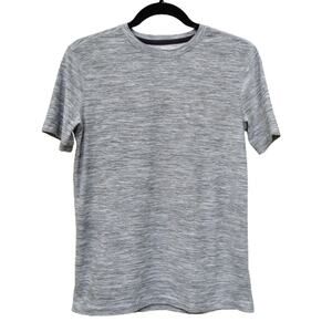 Old Navy Active Boy's Tee Shirt Size XL Heather Gray Short Sleeves Round Neck